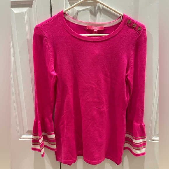 Lilly Pulitzer PINK Callee Sweater XS NWT - Picture 2 of 3